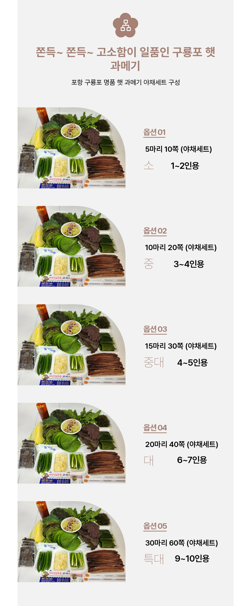 반반세트 중 (청어5+꽁치5)완전손질과메기10마리(20쪽)+야채풀세트 상세 안내 9